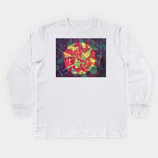 Summer Abstract Print Kids Long Sleeve T-Shirt